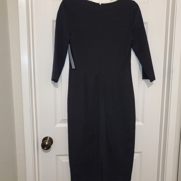 Classiques EntierBlack Enna Scoop Neck Sheath Dress Sz 8 - Picture 6 of 13